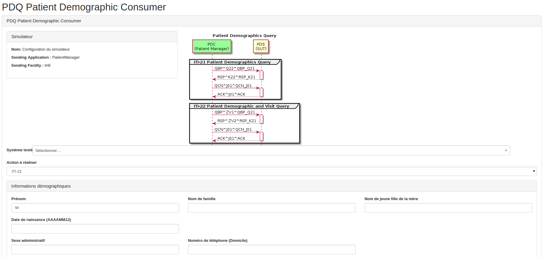 PDQ/PDQV3 - PDC - Visit information criteria panel