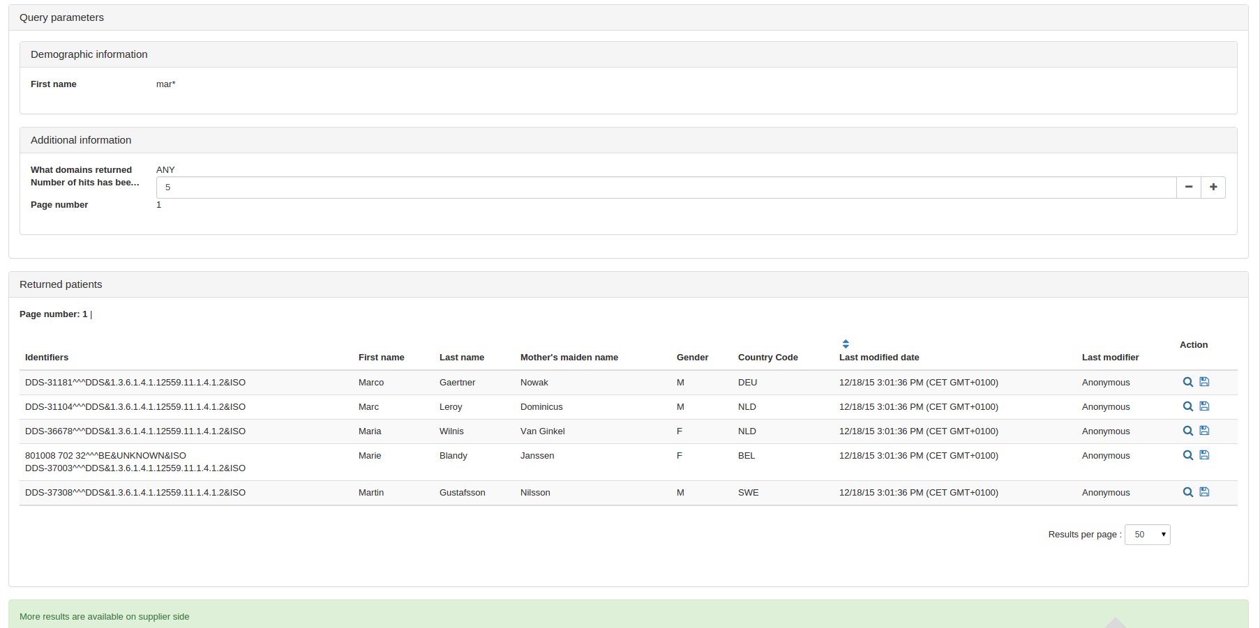 PDQ/PDQV3 - PDC - Continuation Query Response